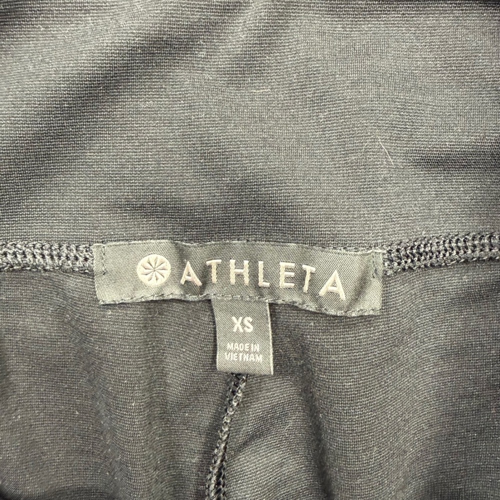 Athleta Womens Black Tencel Blend Wide Leg Seam Detail Pants XS RN 54023 - Picture 6 of 9